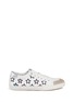Main View - Click To Enlarge - ASH - 'Majestic' metallic star appliqué leather sneakers