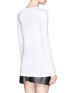 Back View - Click To Enlarge - T BY ALEXANDER WANG - Long sleeve pocket T-shirt