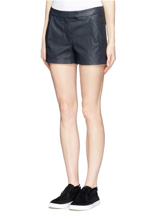 Front View - Click To Enlarge - J.CREW - Collection leather short 