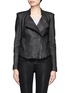 Main View - Click To Enlarge - HELMUT LANG - Distressed leather biker jacket
