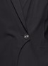 Detail View - Click To Enlarge - HELMUT LANG - Fold-over front wool-blend blazer
