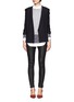 Figure View - Click To Enlarge - HELMUT LANG - Scrunched sleeve wool-blend blazer