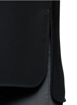 Detail View - Click To Enlarge - THEORY - Toska semi-sheer silk sleeve blouse