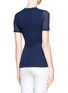 Back View - Click To Enlarge - 3.1 PHILLIP LIM - Short-sleeve contrast knitted top