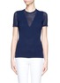 Main View - Click To Enlarge - 3.1 PHILLIP LIM - Short-sleeve contrast knitted top