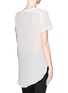 Back View - Click To Enlarge - 3.1 PHILLIP LIM - Overlapped side seams silk T-shirt