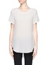 Main View - Click To Enlarge - 3.1 PHILLIP LIM - Overlapped side seams silk T-shirt