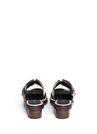 Back View - Click To Enlarge - 3.1 PHILLIP LIM - Cristobal vinyl sling-back leather shoes