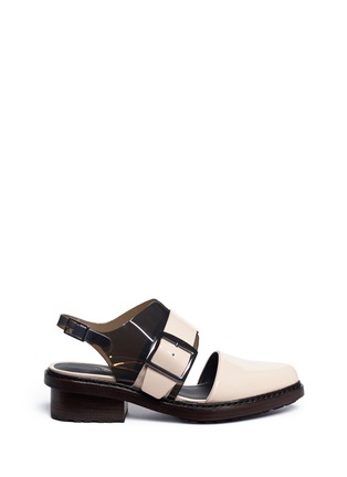 Main View - Click To Enlarge - 3.1 PHILLIP LIM - Cristobal vinyl sling-back leather shoes