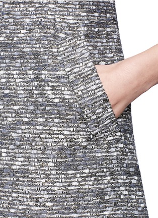 Detail View - Click To Enlarge - DIANE VON FURSTENBERG - Capreena metallic tweed dress