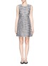 Front View - Click To Enlarge - DIANE VON FURSTENBERG - Capreena metallic tweed dress