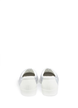 Back View - Click To Enlarge - 3.1 PHILLIP LIM - Morgan metallic leather slip-ons