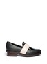 Main View - Click To Enlarge - 3.1 PHILLIP LIM - Darwin contrast strap brushed leather loafers