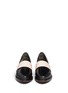 Figure View - Click To Enlarge - 3.1 PHILLIP LIM - Darwin contrast strap brushed leather loafers