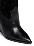 Detail View - Click To Enlarge - ASH - 'Jude' leather wedge ankle boots