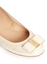 Detail View - Click To Enlarge - KATE SPADE - 'Tock' bow patent leather ballerina flats