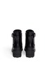 Back View - Click To Enlarge - ALEXANDER WANG - 'Martine' leather buckle Chelsea boots