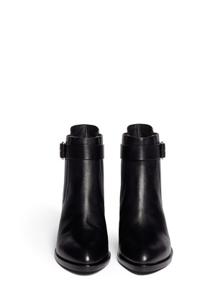 Figure View - Click To Enlarge - ALEXANDER WANG - 'Martine' leather buckle Chelsea boots
