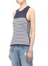 Front View - Click To Enlarge - RAG & BONE - Giselle striped tank top