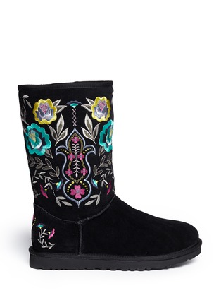 Main View - Click To Enlarge - UGG - 'Juliette' floral embroidery boots
