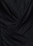 Detail View - Click To Enlarge - HELMUT LANG - Draped front cap sleeve dress