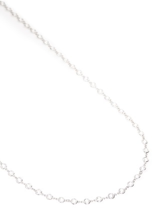 Detail View - Click To Enlarge - CZ BY KENNETH JAY LANE - Bezel set cubic zirconia necklace