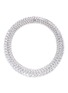 Main View - Click To Enlarge - CZ BY KENNETH JAY LANE - Cubic zirconia bib necklace