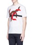 Front View - Click To Enlarge - NEIL BARRETT - 'Modernist Origami' print T-shirt