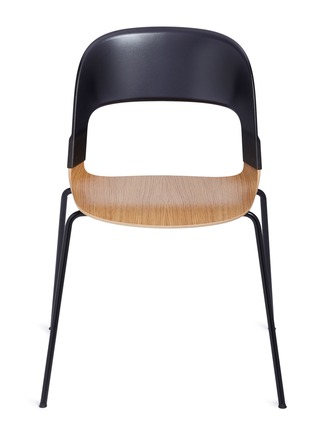 Main View - Click To Enlarge - MANKS - PAIR™ chair – Black/Oak