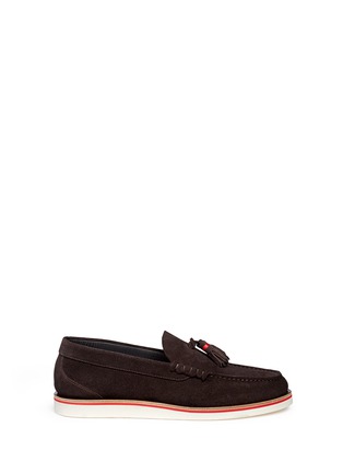 Main View - Click To Enlarge - PAUL SMITH - 'Carver' tassel suede loafers