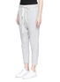 Front View - Click To Enlarge - BASSIKE - Relaxed fit drop crotch drawstring jersey pants