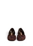 Figure View - Click To Enlarge - MELISSA - x Campana 'Fitas' rose glitter flats 