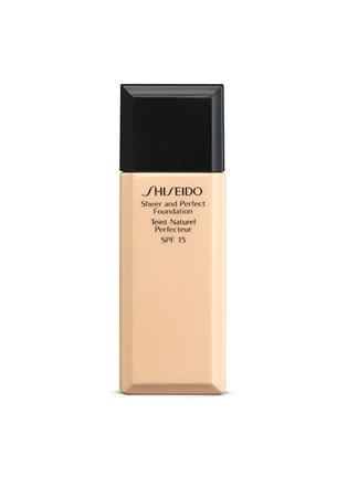 Main View - Click To Enlarge - SHISEIDO - Sheer and Perfect Foundation - Natural Light Ivory