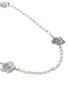 - BUCCELLATI - Silver small floral station necklace