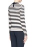 Back View - Click To Enlarge - TORY BURCH - 'Iberia' stripe cashmere sweater