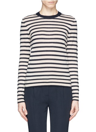 Main View - Click To Enlarge - TORY BURCH - 'Iberia' stripe cashmere sweater