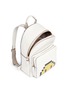 Detail View - Click To Enlarge - ANYA HINDMARCH - 'Pixel Smiley Mini' embossed leather backpack
