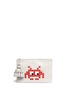 Main View - Click To Enlarge - ANYA HINDMARCH - 'Space Invaders Georgiana' embossed leather clutch