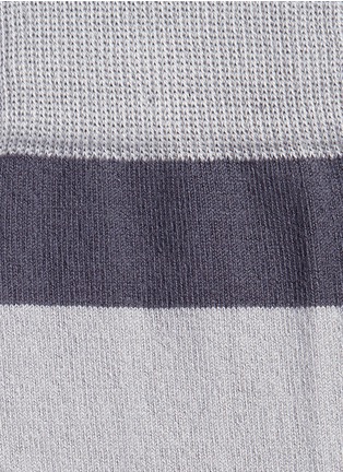 Detail View - Click To Enlarge - PAUL SMITH - 'Odd' stripe and colourblock socks