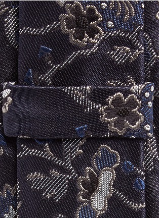 Detail View - Click To Enlarge - PAUL SMITH - Floral jacquard silk tie