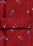 Detail View - Click To Enlarge - PAUL SMITH - Flower embroidery silk tie