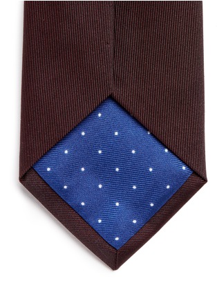 Detail View - Click To Enlarge - PAUL SMITH - Dinosaur embroidery silk tie