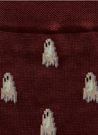 Detail View - Click To Enlarge - PAUL SMITH - 'Mini Ghost' socks