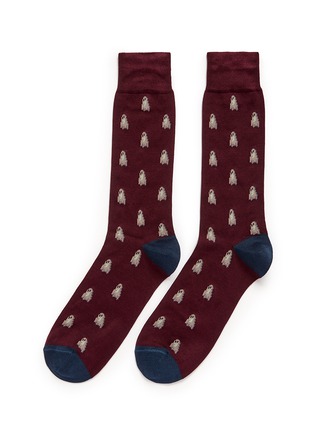 Main View - Click To Enlarge - PAUL SMITH - 'Mini Ghost' socks