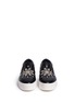 Front View - Click To Enlarge - ASH - 'Kristal' floral stud leather flatform sneakers