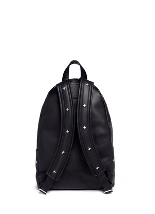 Back View - Click To Enlarge - GIVENCHY - Small cross stud leather backpack