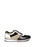 Main View - Click To Enlarge - MICHAEL KORS - 'Allie' colourblock patchwork leather sneakers