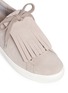 Detail View - Click To Enlarge - MICHAEL KORS - 'Keaton' kiltie flap suede sneakers