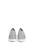 Front View - Click To Enlarge - MICHAEL KORS - 'Keaton' perforated floral leather slip-ons