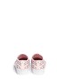 Back View - Click To Enlarge - MICHAEL KORS - 'Keaton' perforated floral leather slip-ons